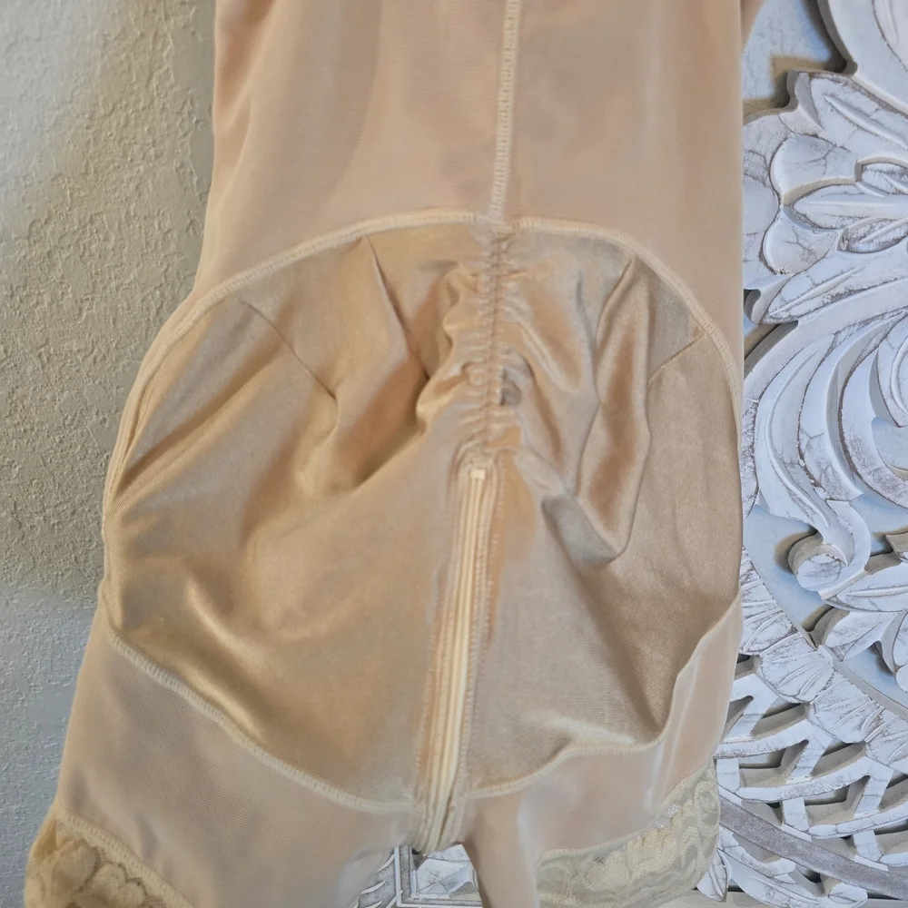 Colombian Women's Shapewear Tummy Control Compression Beige S